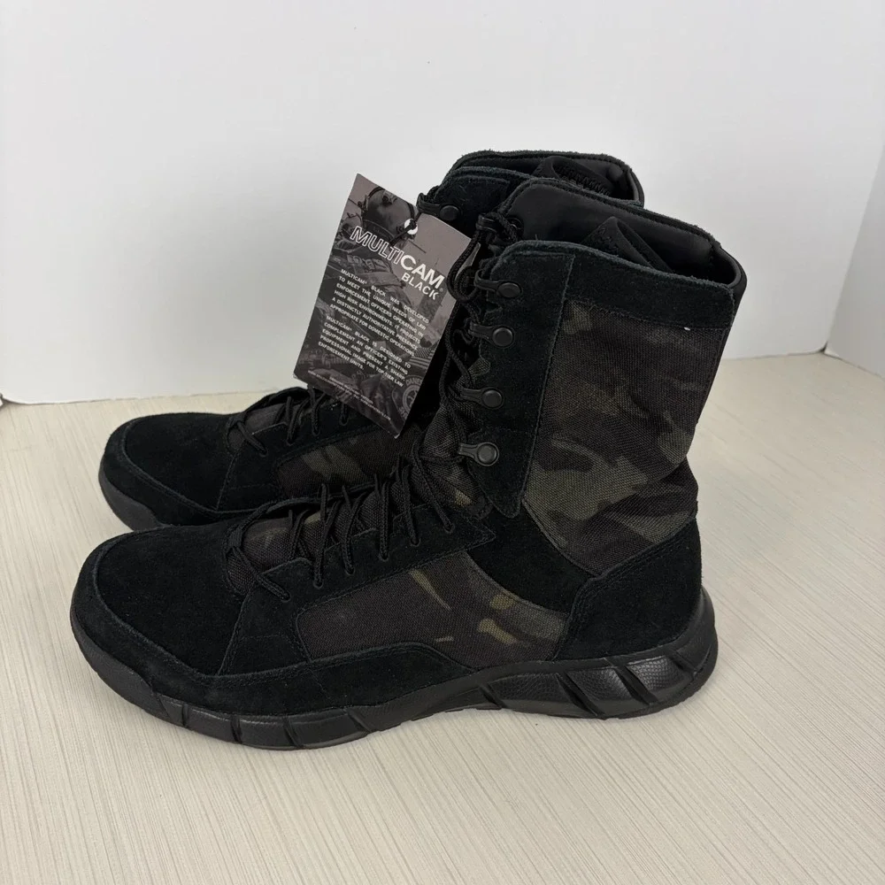 Oakley Mens Size 10.5 Light Assault Leather Boot MultiCam Black NEW!